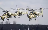 [ẢNH] Nga công bố hình ảnh trực thăng Mi-28UB rơi trong khi bay huấn luyện