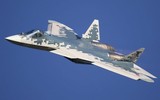 [ẢNH] Tiêm kích tàng hình Su-57 sản xuất loạt đầu tiên của Nga rơi khi bay thử nghiệm