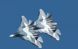 [ẢNH] Tiêm kích tàng hình Su-57 sản xuất loạt đầu tiên của Nga rơi khi bay thử nghiệm