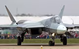 [ẢNH] ‘Choáng váng’ giá tiêm kích Su-57E Nga: Cao gấp hơn 3 lần F-35A Mỹ