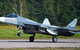 [ẢNH] ‘Choáng váng’ giá tiêm kích Su-57E Nga: Cao gấp hơn 3 lần F-35A Mỹ