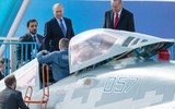 [ẢNH] ‘Choáng váng’ giá tiêm kích Su-57E Nga: Cao gấp hơn 3 lần F-35A Mỹ