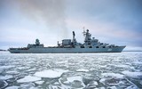 [ẢNH] S-300 trên tuần dương hạm Nguyên soái Ustinov khiến F-35 của Anh không dám cất cánh?