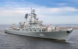 [ẢNH] S-300 trên tuần dương hạm Nguyên soái Ustinov khiến F-35 của Anh không dám cất cánh?