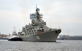 [ẢNH] S-300 trên tuần dương hạm Nguyên soái Ustinov khiến F-35 của Anh không dám cất cánh?
