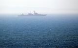 [ẢNH] S-300 trên tuần dương hạm Nguyên soái Ustinov khiến F-35 của Anh không dám cất cánh?