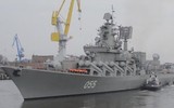 [ẢNH] S-300 trên tuần dương hạm Nguyên soái Ustinov khiến F-35 của Anh không dám cất cánh?