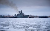[ẢNH] S-300 trên tuần dương hạm Nguyên soái Ustinov khiến F-35 của Anh không dám cất cánh?