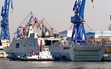[ẢNH] Tàu đổ bộ Type 075 Trung Quốc vẫn ngổn ngang sau 4 tháng hạ thủy