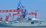 [ẢNH] Tàu đổ bộ Type 075 Trung Quốc vẫn ngổn ngang sau 4 tháng hạ thủy