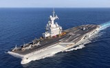 [ẢNH] Tàu sân bay Pháp bất ngờ tiếp cận Syria ở khoảng cách 