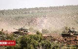 [ẢNH] Quân đội Syria gặp nguy khi hơn 100 xe tăng Thổ Nhĩ Kỳ đã tràn vào Idlib?