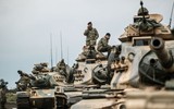 [ẢNH] Quân đội Syria tập kích phá hủy loạt xe tăng, thiết giáp của Thổ Nhĩ Kỳ