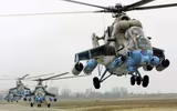 [ẢNH] Thổ Nhĩ Kỳ bắn hạ trực thăng Mi-24P của Nga trên bầu trời Syria