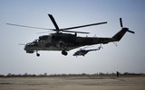 [ẢNH] Thổ Nhĩ Kỳ bắn hạ trực thăng Mi-24P của Nga trên bầu trời Syria