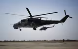 [ẢNH] Thổ Nhĩ Kỳ bắn hạ trực thăng Mi-24P của Nga trên bầu trời Syria