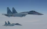 [ẢNH] Su-35 Nga cấp tốc cất cánh đánh chặn F-16 Israel sau khi S-300 bị qua mặt
