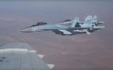 [ẢNH] Su-35 Nga cấp tốc cất cánh đánh chặn F-16 Israel sau khi S-300 bị qua mặt