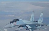 [ẢNH] Su-35 Nga cấp tốc cất cánh đánh chặn F-16 Israel sau khi S-300 bị qua mặt
