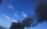 [ẢNH] Sự thật tàu chở vũ khí Thổ Nhĩ Kỳ bị bắn cháy ngay khi cập cảng Tripoli