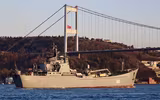 [ẢNH] Thổ Nhĩ Kỳ dọa 'bóp yết hầu' Bosphorus, chặn đường tiếp vận của Nga cho Syria