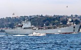 [ẢNH] Thổ Nhĩ Kỳ dọa 'bóp yết hầu' Bosphorus, chặn đường tiếp vận của Nga cho Syria