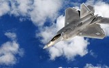 [ẢNH] ‘Gấu bay’ Tu-142 Nga lại bị F-22 Mỹ giám sát sát sạt
