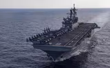 [ẢNH] Biên đội chiến hạm cực mạnh của hải quân Mỹ bất ngờ tập trận