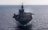 [ẢNH] Biên đội chiến hạm cực mạnh của hải quân Mỹ bất ngờ tập trận