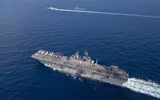 [ẢNH] Biên đội chiến hạm cực mạnh của hải quân Mỹ bất ngờ tập trận