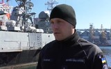 [ẢNH] Thông tin trài chiều về việc tàu hải quân Nga bốc cháy sau vụ va chạm với tàu Ukraine