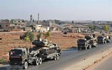 [ẢNH] Đoàn xe Thổ Nhĩ Kỳ lại bị tấn công ở miền Nam Idlib gây thiệt hại nặng