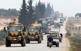[ẢNH] Đoàn xe Thổ Nhĩ Kỳ lại bị tấn công ở miền Nam Idlib gây thiệt hại nặng