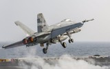 [ẢNH] Tàu sân bay Mỹ ‘khoe cơ bắp’ răn đe, sau khi Iran suýt bắn hạ ‘ong bắp cày’ F/A-18