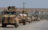 [ẢNH] Đoàn xe Thổ Nhĩ Kỳ lại bị tấn công ở miền Nam Idlib gây thiệt hại nặng