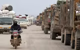 [ẢNH] Đoàn xe Thổ Nhĩ Kỳ lại bị tấn công ở miền Nam Idlib gây thiệt hại nặng