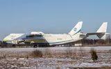 [ẢNH] Vận tải cơ khổng lồ An-225 bất ngờ xuất hiện tại Trung Quốc sau khi tái hoạt động