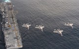 [ẢNH] Mỹ có thể biến khu trục hạm Arleigh Burke thành tàu sân bay nhờ tiêm kích F-35B?