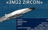 [ẢNH] Tên lửa Zircon Nga đủ sức nhấn chìm tàu sân bay Mỹ kể cả không mang đầu đạn