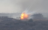 [ẢNH] Pháo binh Thổ Nhĩ Kỳ bắn phá dữ dội vị trí quân đội Syria tại Tây Aleppo