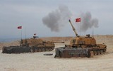 [ẢNH] Pháo binh Thổ Nhĩ Kỳ bắn phá dữ dội vị trí quân đội Syria tại Tây Aleppo