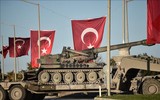 [ẢNH] Pháo binh Thổ Nhĩ Kỳ bắn phá dữ dội vị trí quân đội Syria tại Tây Aleppo