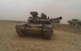 [ẢNH] Nga âm thầm điều động hàng trăm xe tăng T-90 tới chiến trường Syria?