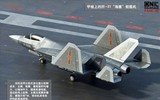 [ẢNH]  Bao giờ tiêm kích tàng hình J-31 Trung Quốc mới có thể cất cánh từ tàu sân bay?