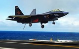 [ẢNH]  Bao giờ tiêm kích tàng hình J-31 Trung Quốc mới có thể cất cánh từ tàu sân bay?
