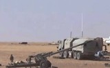 [ẢNH] Quân đội Syria dùng trọng pháo Msta-B đập nát tuyến phòng thủ của phiến quân