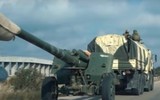 [ẢNH] Quân đội Syria dùng trọng pháo Msta-B đập nát tuyến phòng thủ của phiến quân