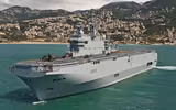 [ẢNH] Tàu sân bay Mistral của Ai Cập mang đầy trực thăng tấn công hiện đại tới Libya tham chiến