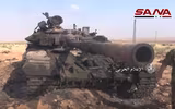 [ẢNH] Phòng không Nga bất lực nhìn Israel hủy diệt lô xe tăng T-90 vừa giao cho Syria