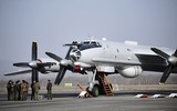 [ẢNH] Biên đội 7 chiếc Tu-142 Nga xuất kích trả đũa sau khi bị F-22 Mỹ áp sát